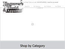 Tablet Screenshot of engraversworldapparel.com